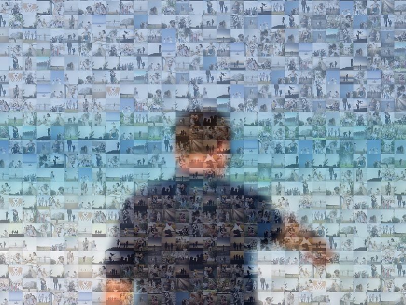 Mósaík - nær mynd